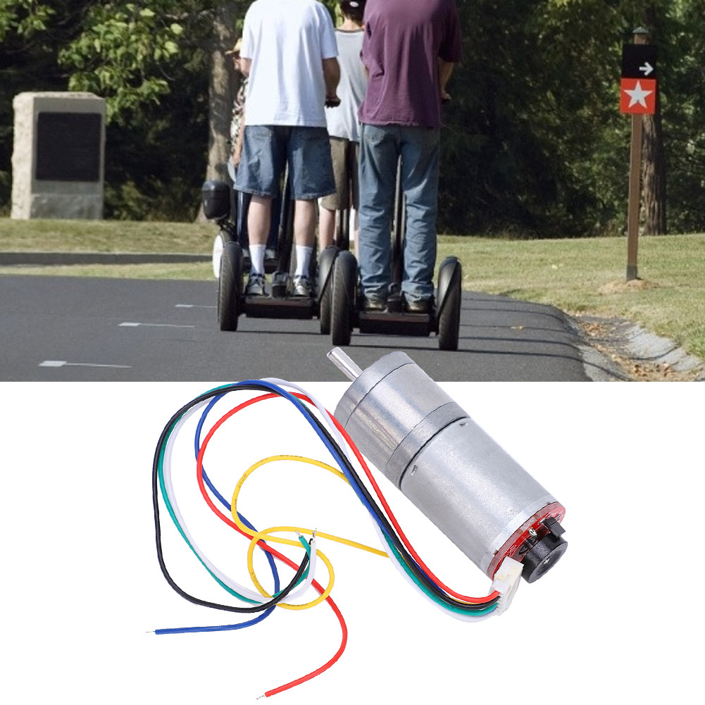 Xiyijia GA25-370 Gear Motor DC với Bộ mã hóa tốc độ Thép không gỉ Mô-men xoắn cao Điện Micro Giảm Ge