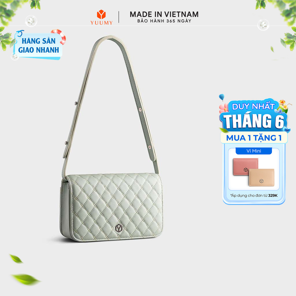 Túi Yuumy (Thời trang nữ đi tiệc size 20 - Túi đeo chéo da Seasand YN163)