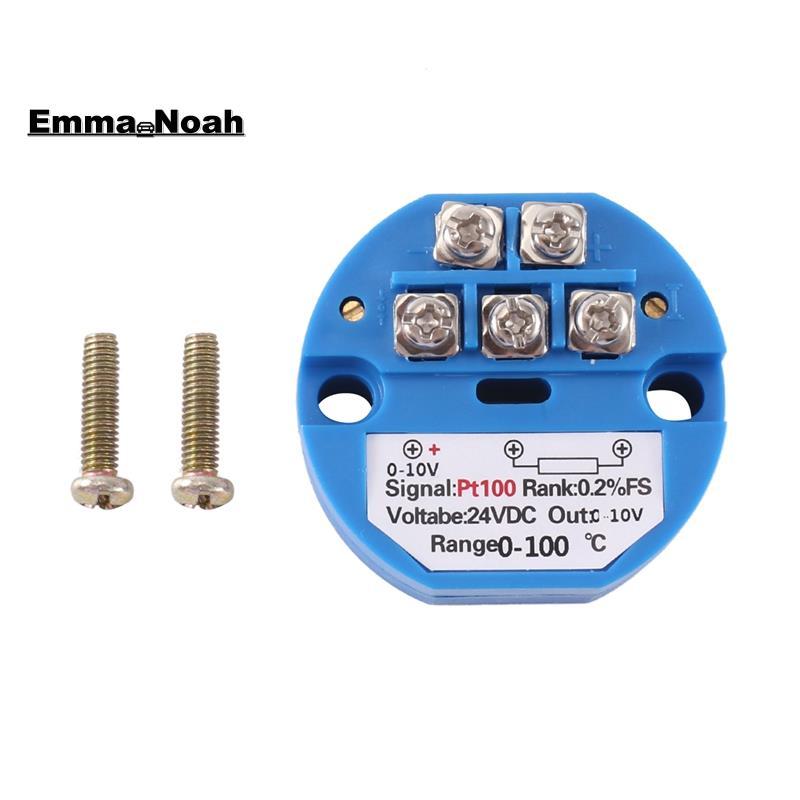 PT100 Loại sang 0-10V 0-100 độ RTD Đầu vào 0-10 một đầu ra DC24V Bộ phát nhiệt độ chịu nhiệt
