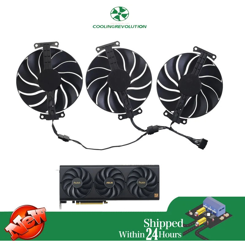 90MM CF9015U12D FD9015U12D PLA09215B12H DC12V card Đồ Họa Quạt Cho ProArt GeForce RTX 4070 4060 Ti 4