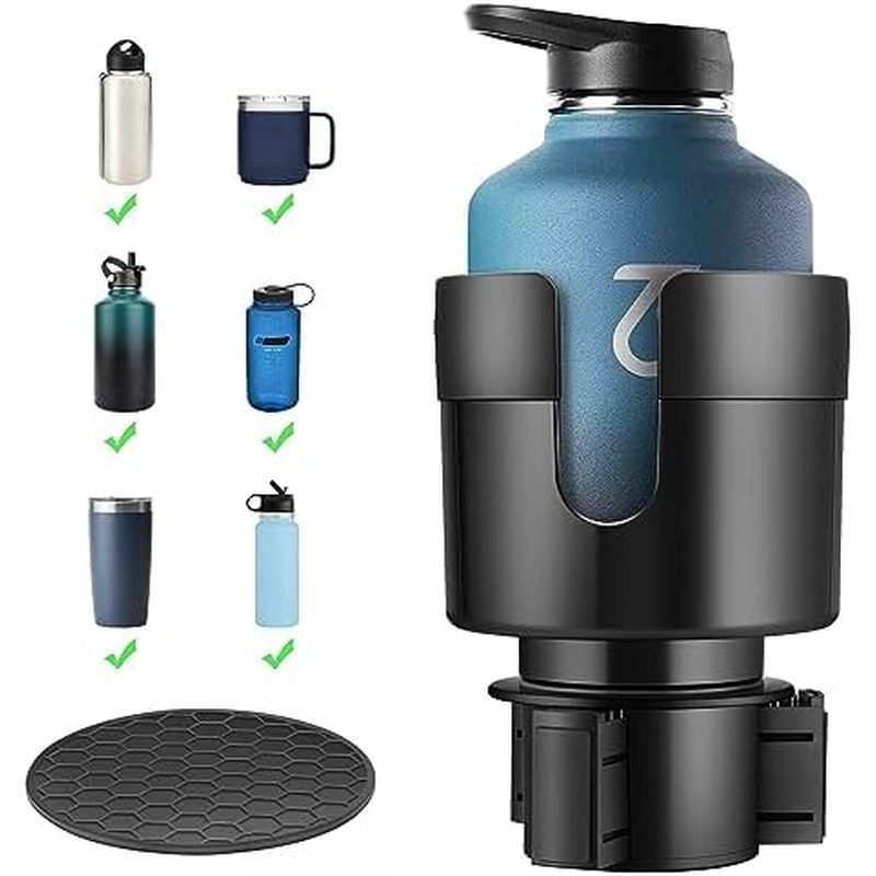 Bộ mở rộng giá đỡ cốc ô tô TYKOR, Bộ mở rộng giá đỡ cốc cho ô tô có đế có thể điều chỉnh, Phù hợp vớ