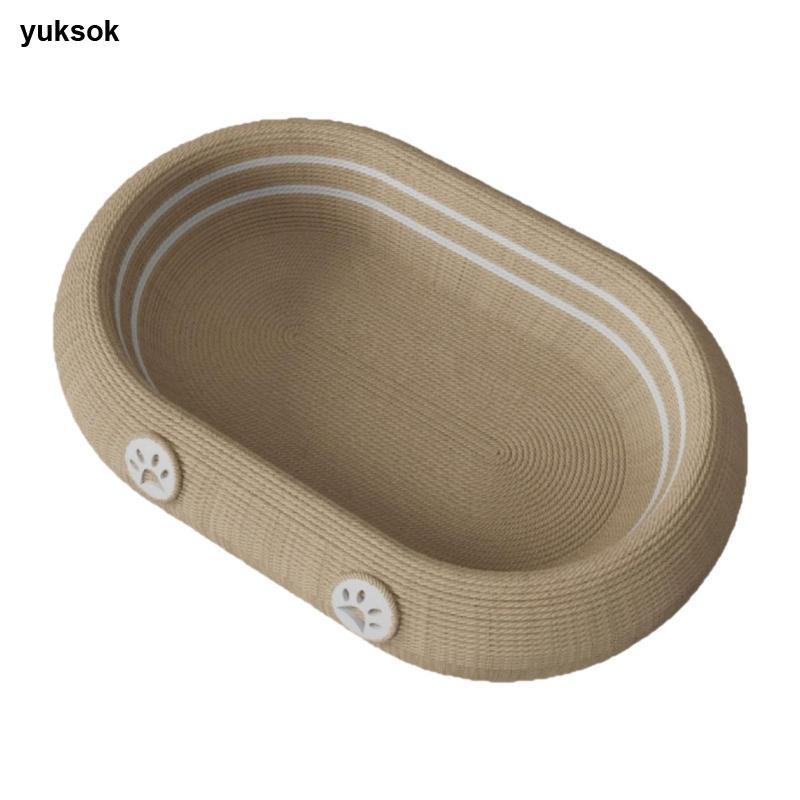 Yuksok Cat Scratcher Bed Kitten Scratch Pad Cat Lounge Couch Giường cho thú cưng cỡ nhỏ vừa