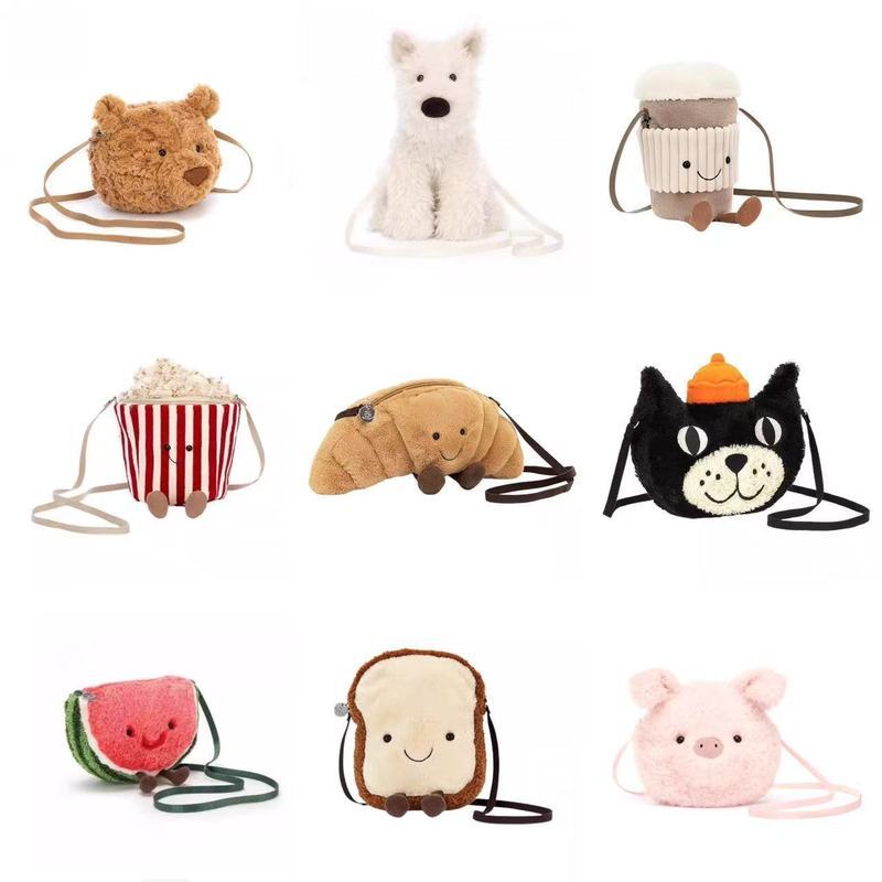 Chính Hãng jellycat Túi Ba Tiêu Chuẩn Hoàn Chỉnh Tây Cao Nguyên Cho Chó Túi Croissant Croissant Túi 