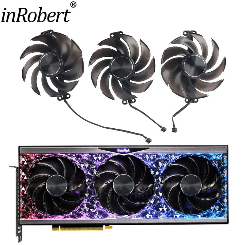 IRTX4080 4090 Mới 90mm TH9520B2H-PCB01 Quạt Làm Mát Cho Palit GeForce RTX 4080 4090 GameRock OC Card