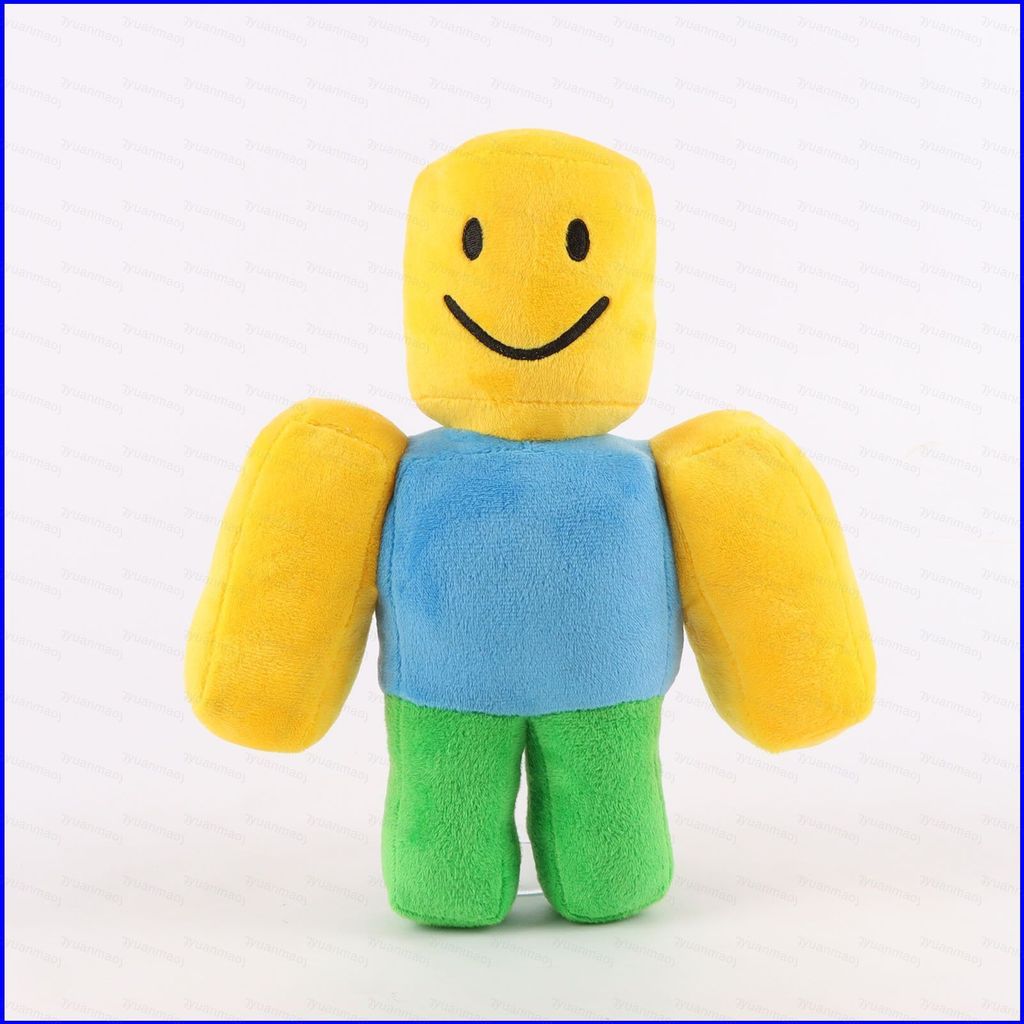 ZY1 Roblox Noob Plushie Trò chơi nhân vật khối cổ điển Merch Búp bê sang trọng YZ1