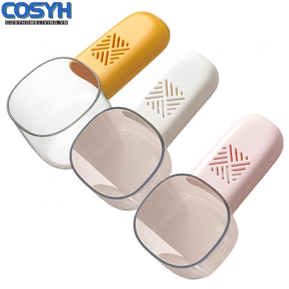 <cosyh>Food Measuring Scoop Curved Scoop Shape Non-slip Handle Design Pet Care Scoop