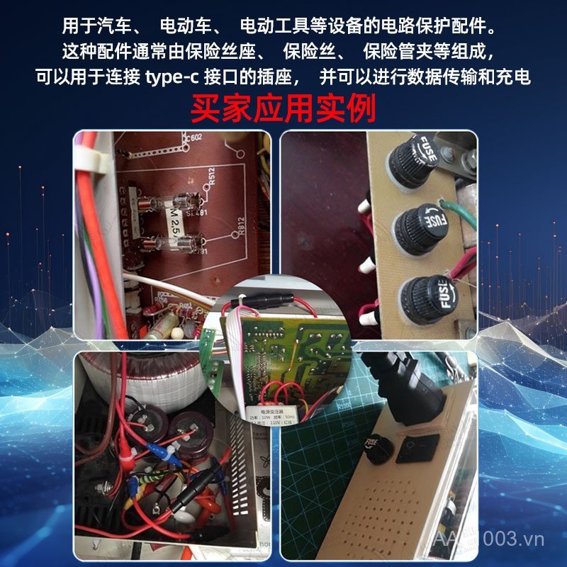 Kính FUSE Ống Tay 5X20 FUSE Có Đế Dây Có Lò Xo BLXA Kẹp FUSE Hộp FUSE FUSE DPHA
