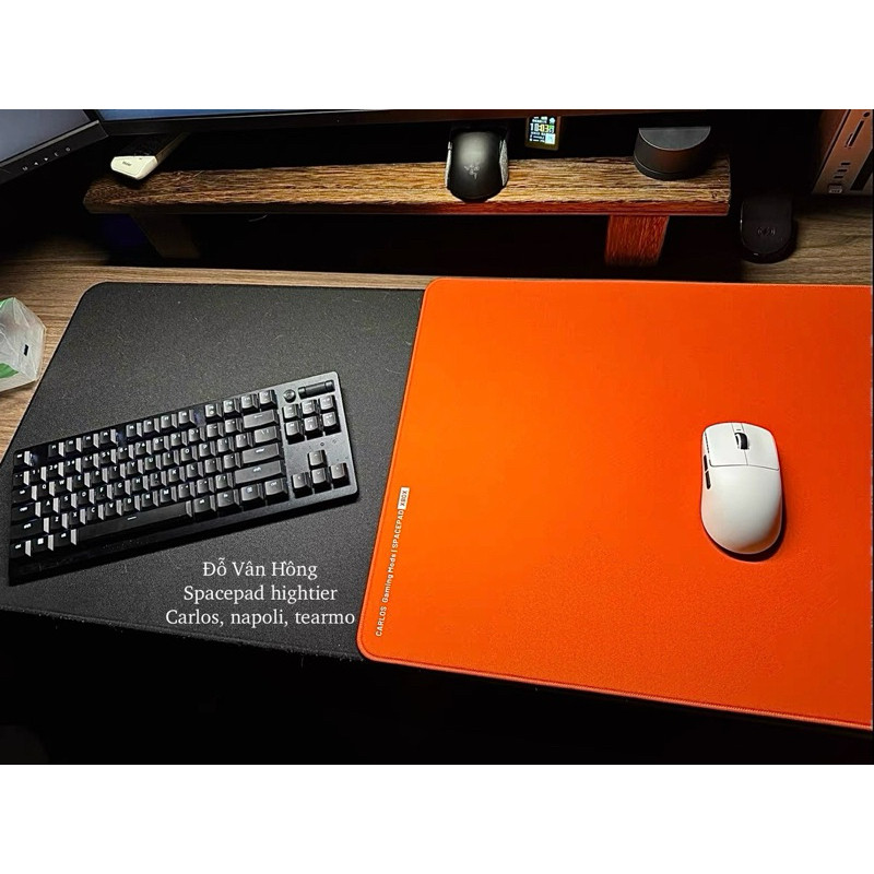 (CHÍNH HÃNG bản hightier cao cấp) Lót chuột Spacepad đế PORON/ SCR siêu bám bàn