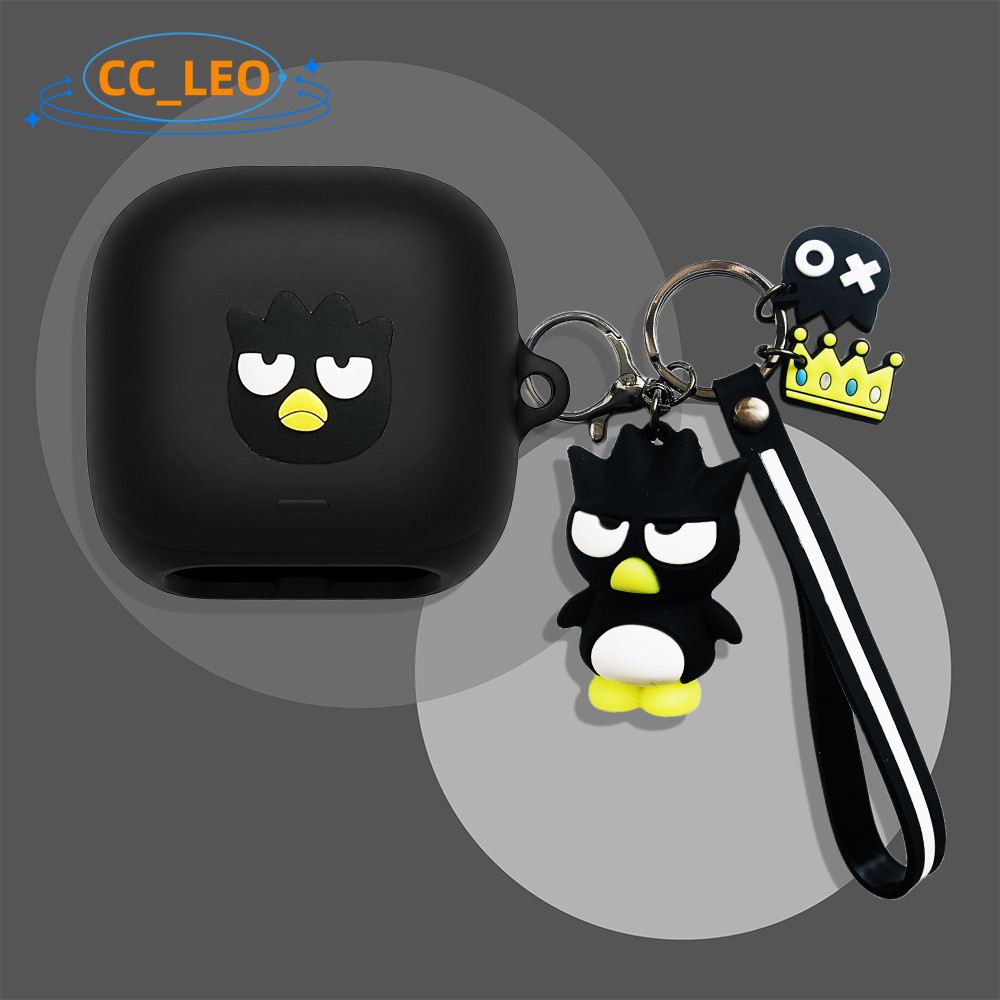 Suitable for Anker Soundcore Liberty 5 Pro Case Cartoon Penguin Panda Keychain Cute Pendant Silicone
