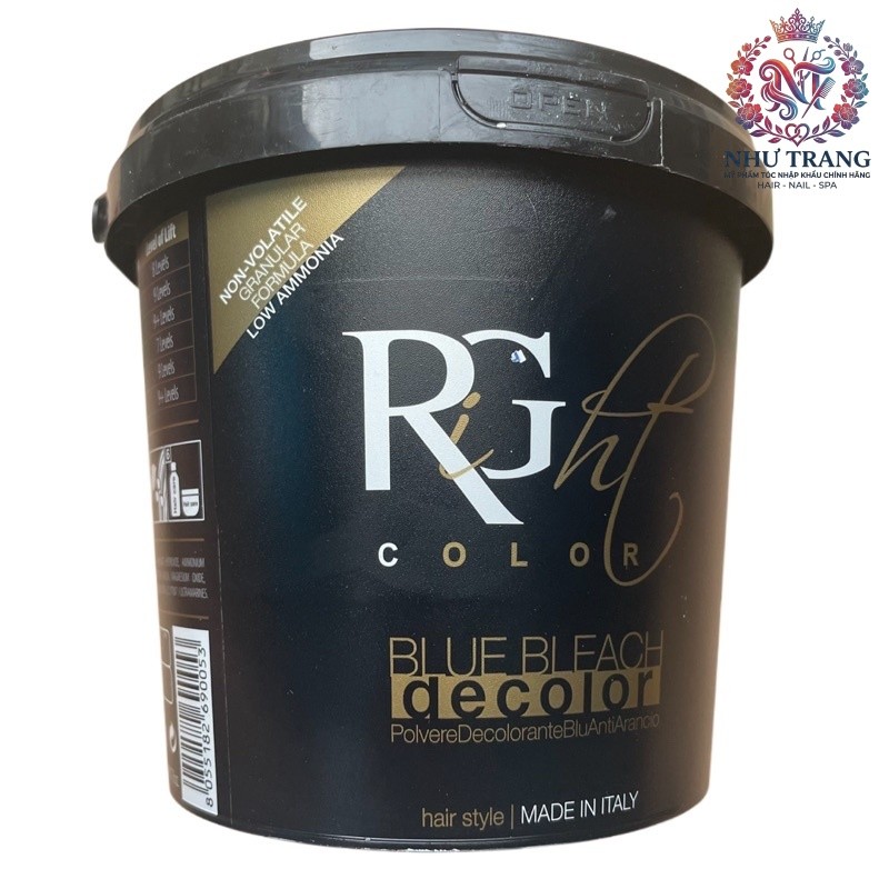 Bột tẩy màu tóc Right Color RG Blue Bleach Decolor 500gr .NT