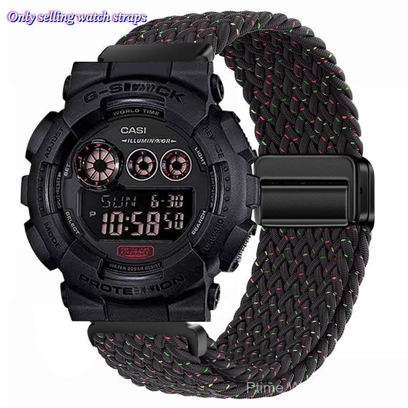 Dây đeo đồng hồ thoáng khí dệt từ tính cho GSHOCK GD-120, GD110, GD100