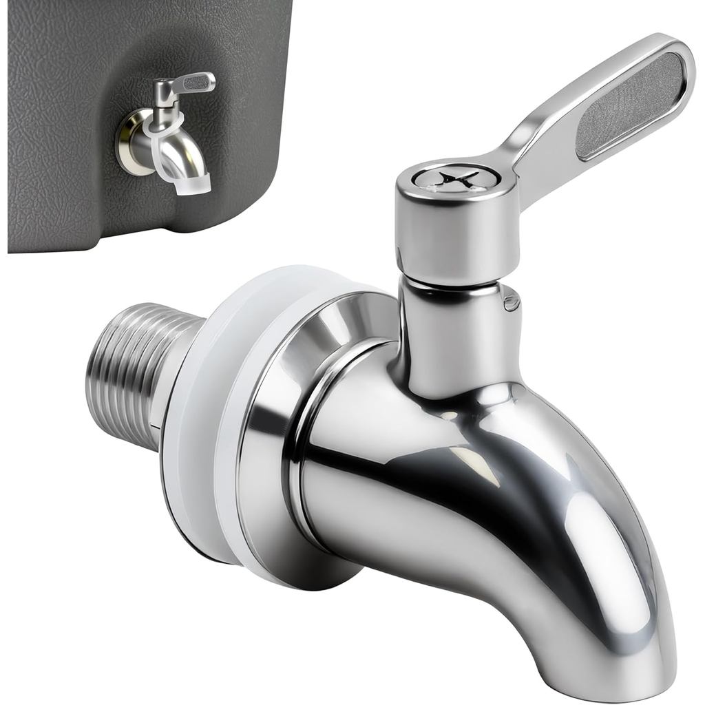 Spigot Nước Tương Thích Với Máy Làm Mát Igloo, 1 Gói Spigot Bằng Thép Không Gỉ Cho Bình Stanley 2 Ga