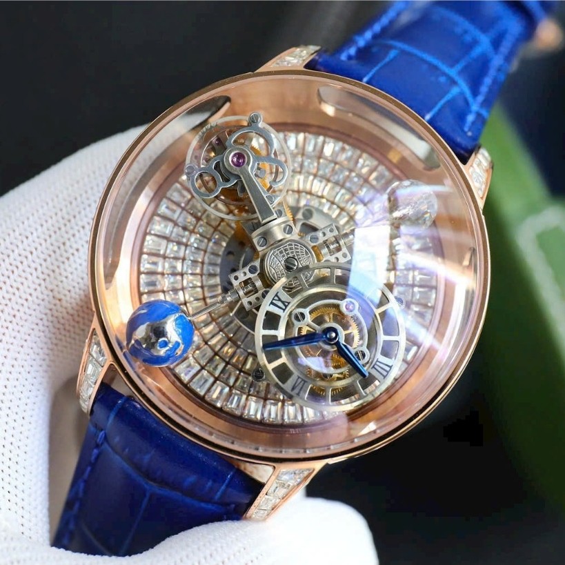 (Tourbillon)Đồng hồ nam Jacob & Co Astronomia Sapphire Celestial Series Gold