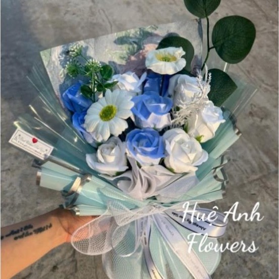 SET HOA SÁP BLUE GALAXY NHÂN TẠO TẶNG NGƯỜI THÂN THƯƠNG(BLUE GALAXY)