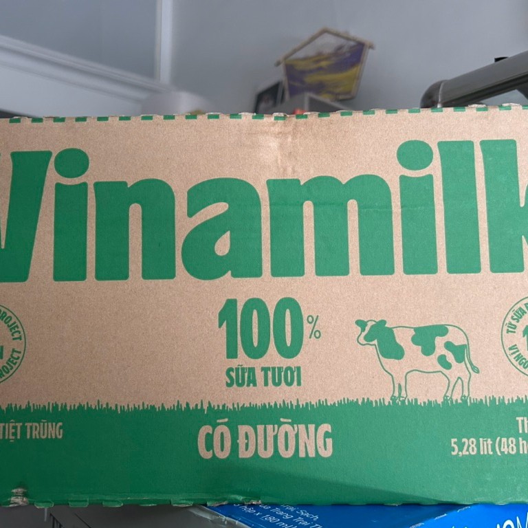 [Vinamilk] Thùng 48 hộp sữa tươi tiệt trùng Vinamilk có đường 110ml