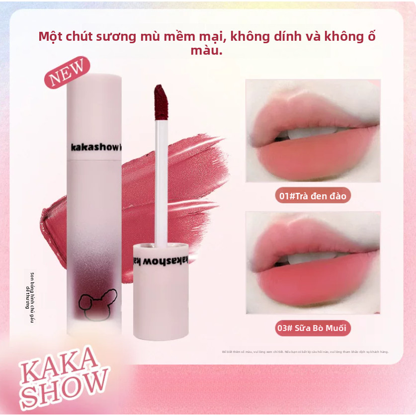 Kakashow | Son môi | Không dính cốc | Son môi giá rẻ