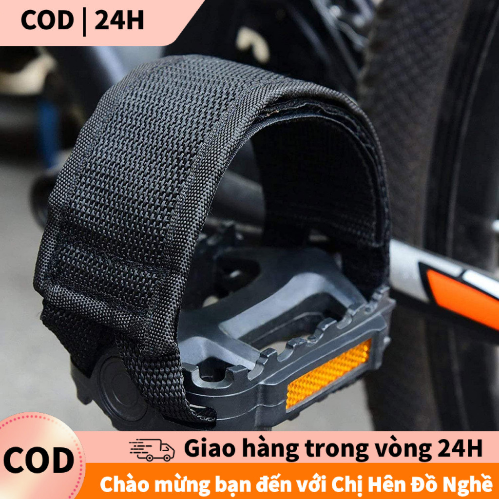 [COD] Dây đai chân xe đạp Fixed Gear vải nylon chất lượng cao, chống rách, tăng độ bám, an toàn.