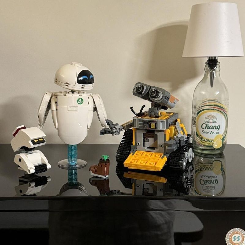Tương thích với Robot Story 43279 Wally và Eva Lắp Ráp Khối Xây Dựng Đồ Chơi Mô Hình Trang Trí Quà T