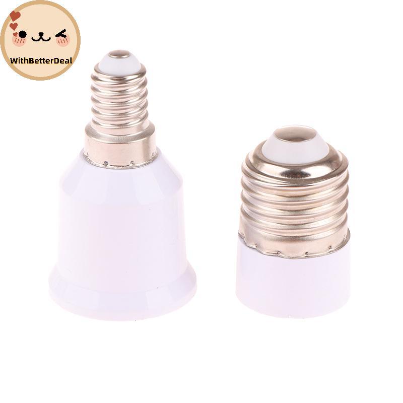 TỐT HƠN 1 Bóng Đèn LED Chuyển Đổi E14 Sang E27 / E27 Sang E14 Bóng Đèn Đế Giá Đỡ E14 Nữ E27 Nam Adap