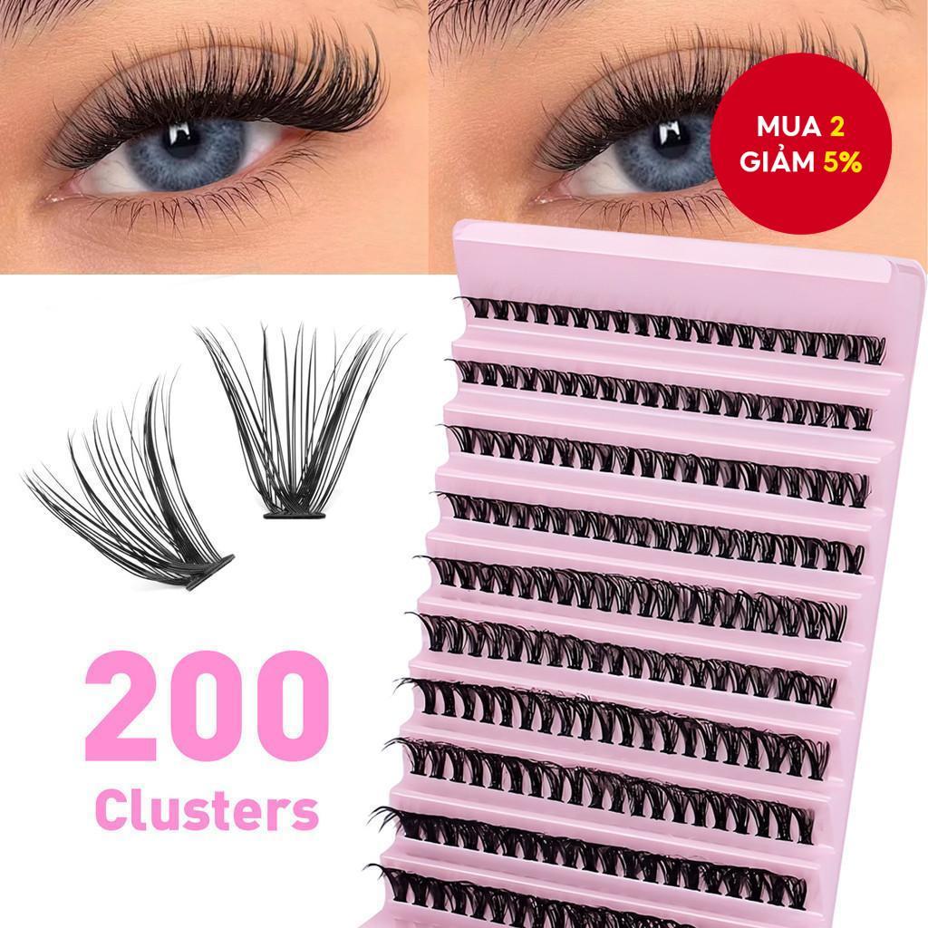 Bộ nối mi 30D 40D 80D Diy 8-16Mm CD Cuộn mỏng Đơn