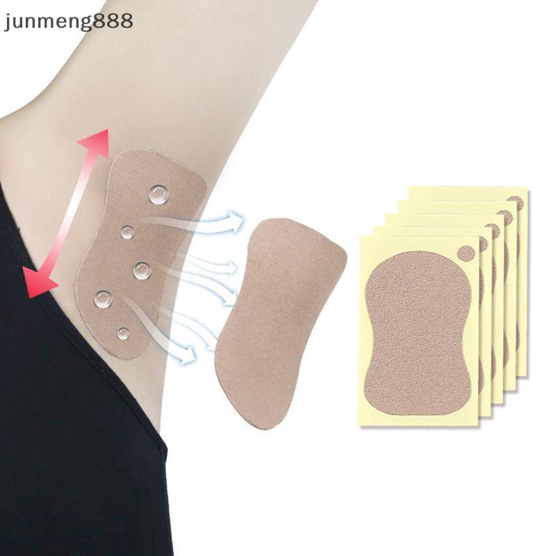Junmeng888 10 Chiếc Khử Mùi Nách Tấm Đầm Quần Áo Lá Chắn Mồ Hôi Miếng Lót Thấm Hút Nách Bảo Vệ Mồ Hô