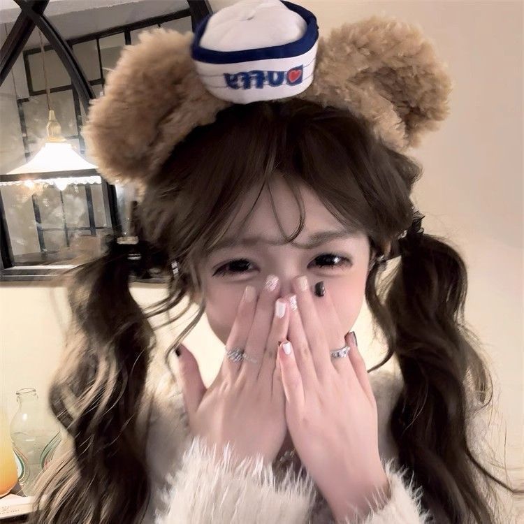 ✨Cửa hàng được đề xuất✨Disney Duffy Duffy Duffy Gấu Tóc Thủy Thủ Hải Quân Băng Đô Công Viên Giải Trí