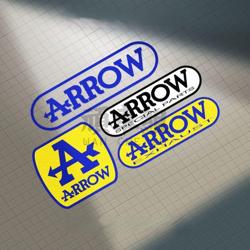ARROW sticker, waterproof decorative sticker for motorcycle exhaust