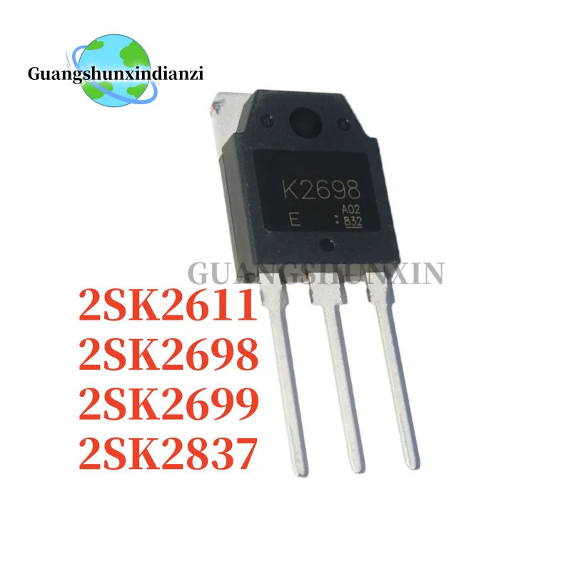 5 Chiếc K2611 K2698 K2699 K2837 2SK2611 2SK2698 2SK2699 2SK2837 TO-3P Hiệu Ứng Trường Transistor