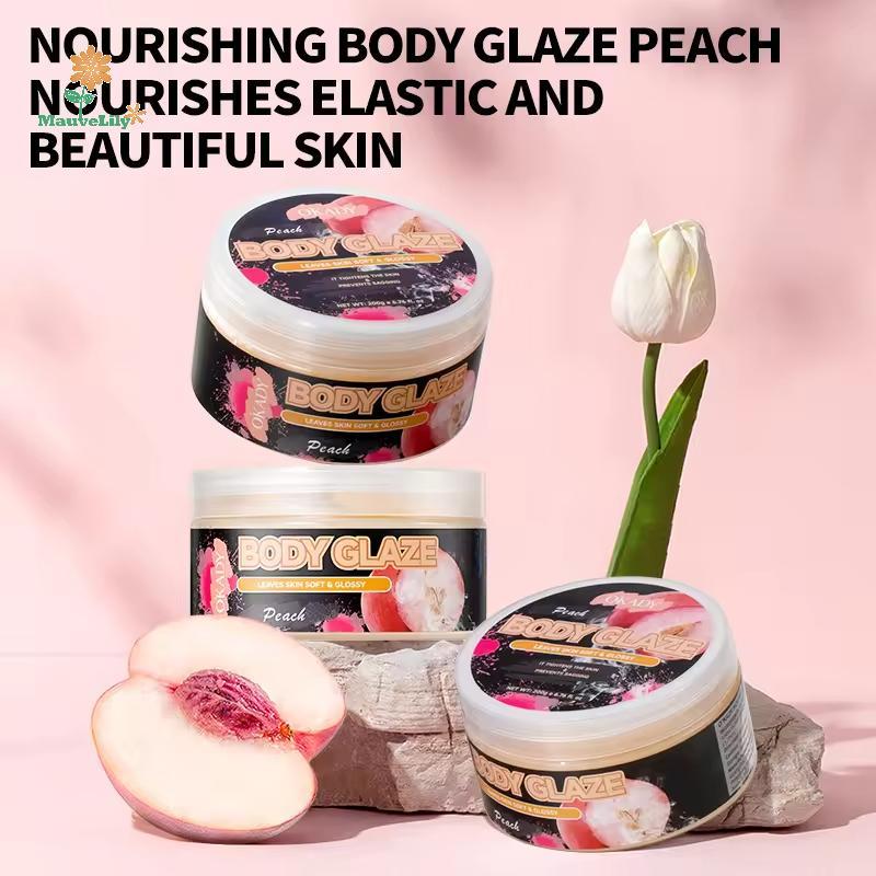 LILY OKADY Nuôi Dưỡng Hydrating Smooth Body Care Lotion Lâu Dài Hương Đào Thơm Body Glaze 200g uuu