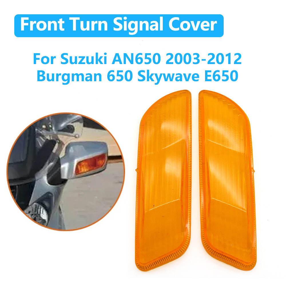 Xe Máy Trước Tín Hiệu Đèn Dành Cho Suzuki AN650 AN 650 2003-2012 Burgman650 SkywaveE650 Vỏ Chỉ Báo V