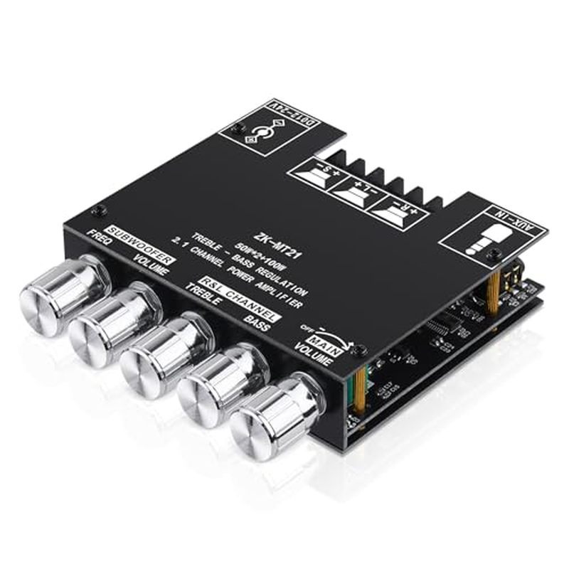 K. T Channel HiFi giảm Amp cho gia đình 5. K Audio _ BOARD BT ZK-MT21 _ W Bộ khuếch đại Mini _ X Loa