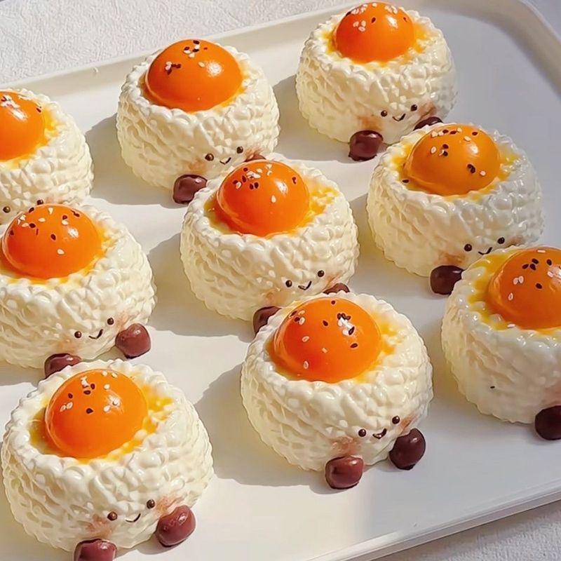 [Đồ chơi giải nén] jc Sushi Rice Ball Silicone Pinch Little Red Book Cùng phong cách Pinch Girl Hear