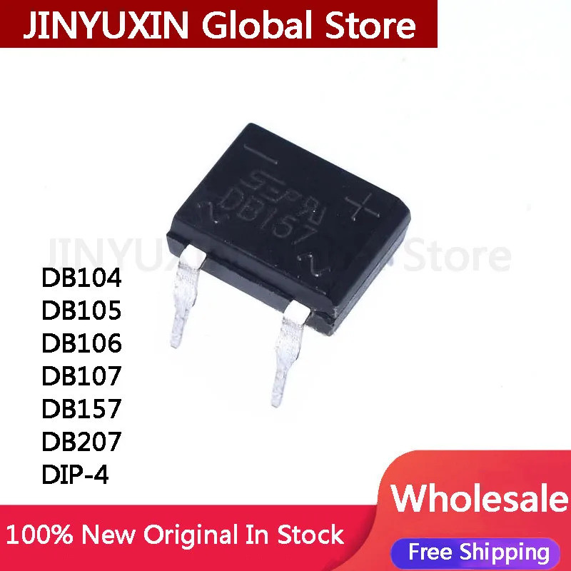 5 Chiếc DB104 DB105 DB106 DB107 DB157 DB207 DIP-4 IC Còn Hàng Bán Buôn