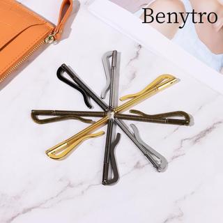 Kẹp tiền BENYTRO Kim loại di động Thay thế các bộ phận Ví thanh đơn giản