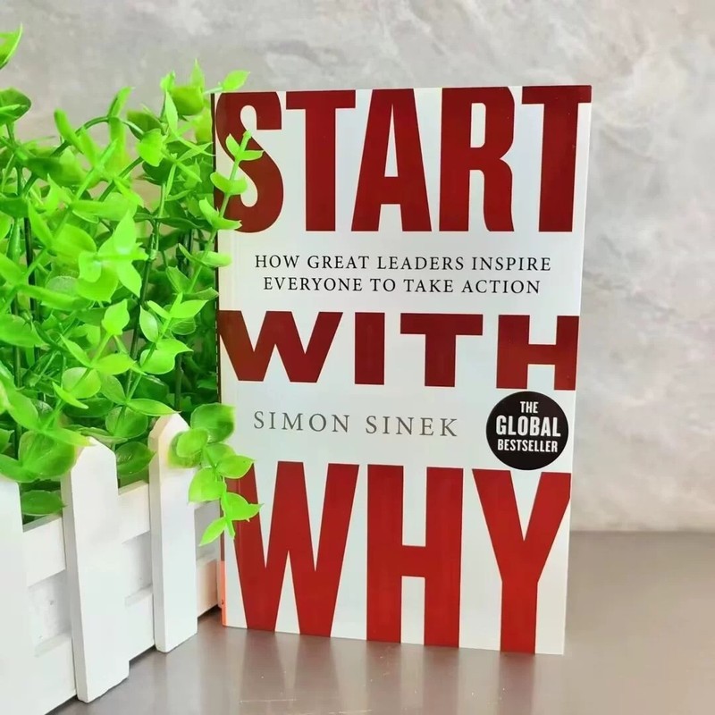 Bắt đầu với Why Start With Why English Version Inspirator Economic Management Book Phiên bản tiếng A