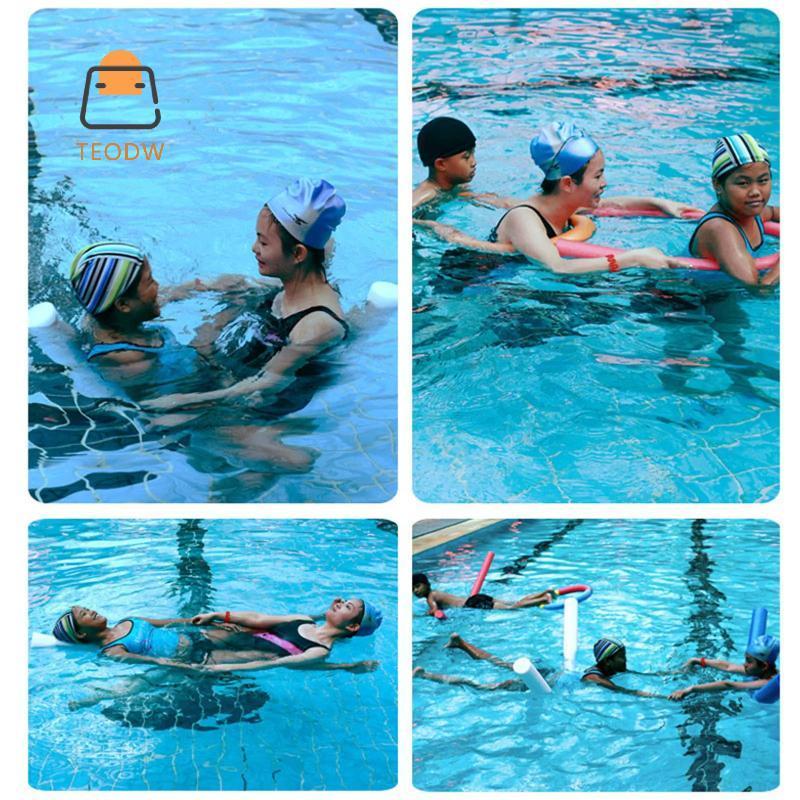 [TeOdw-t] 65x1500 / 75x1500Swimming Pool Foam Noodle Float Aid Swim Noodles Ring Buoyancy Sti Màu ng