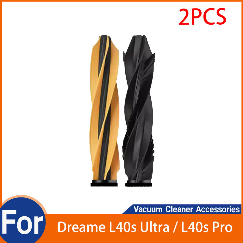 Dành Cho Dreame L40s Ultra / L40s Pro Ultra Máy Hút Bụi Phụ Kiện Thay Thế Bàn Chải Chính Dự Phòng (2