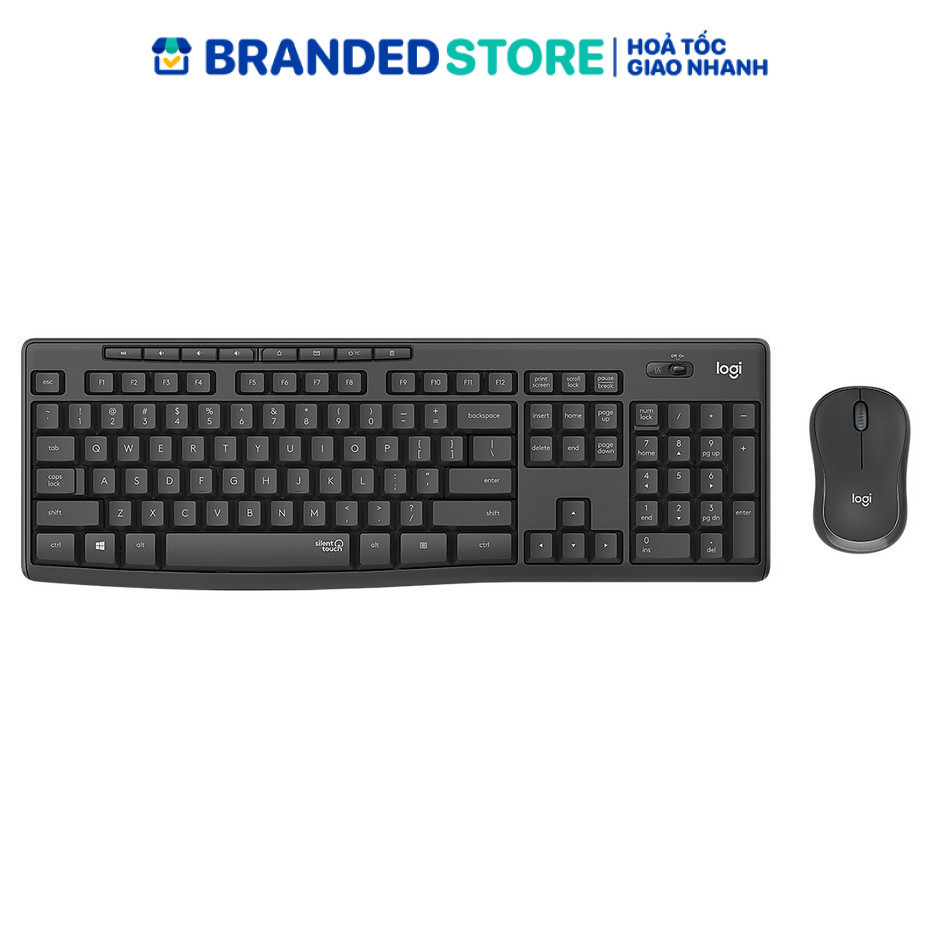 [HỎA TỐC] Combo chuột phím không dây Logitech MK295 Silent