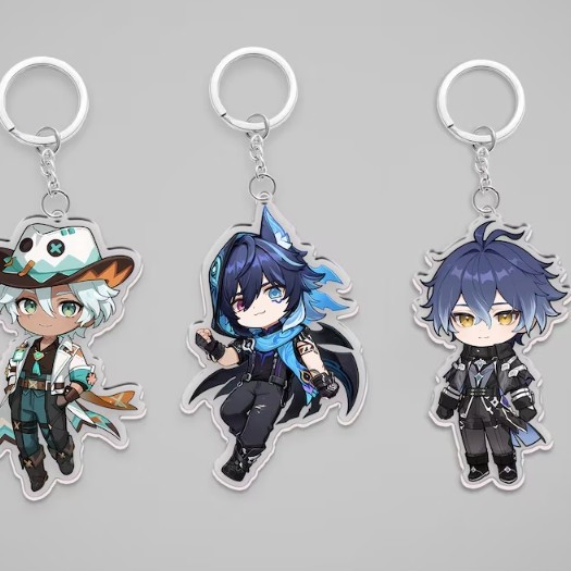 Genshin Impact Acrylic Keychain - Ifa, Oraon, Flins
