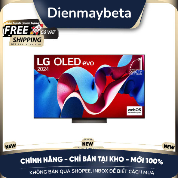 [KHÔNG BÁN QUA SHOPEE] 65C4PSA - Smart Tivi LG OLED Evo 4K 65 Inch OLED65C4PSA