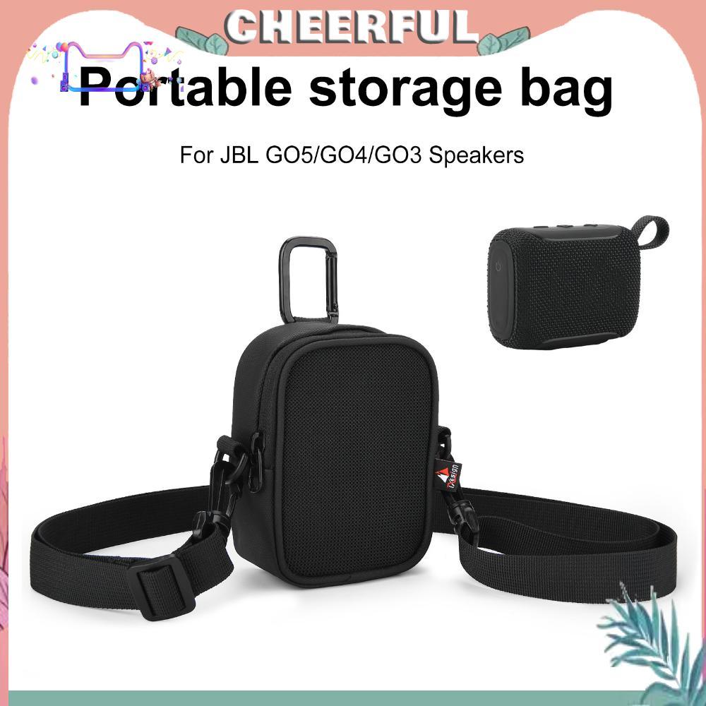 Hộp đựng loa cho JBL GO 5 / GO 4 / GO 3 có dây đeo vai & Túi đeo vai loa Carabiner (Không bao gồm lo