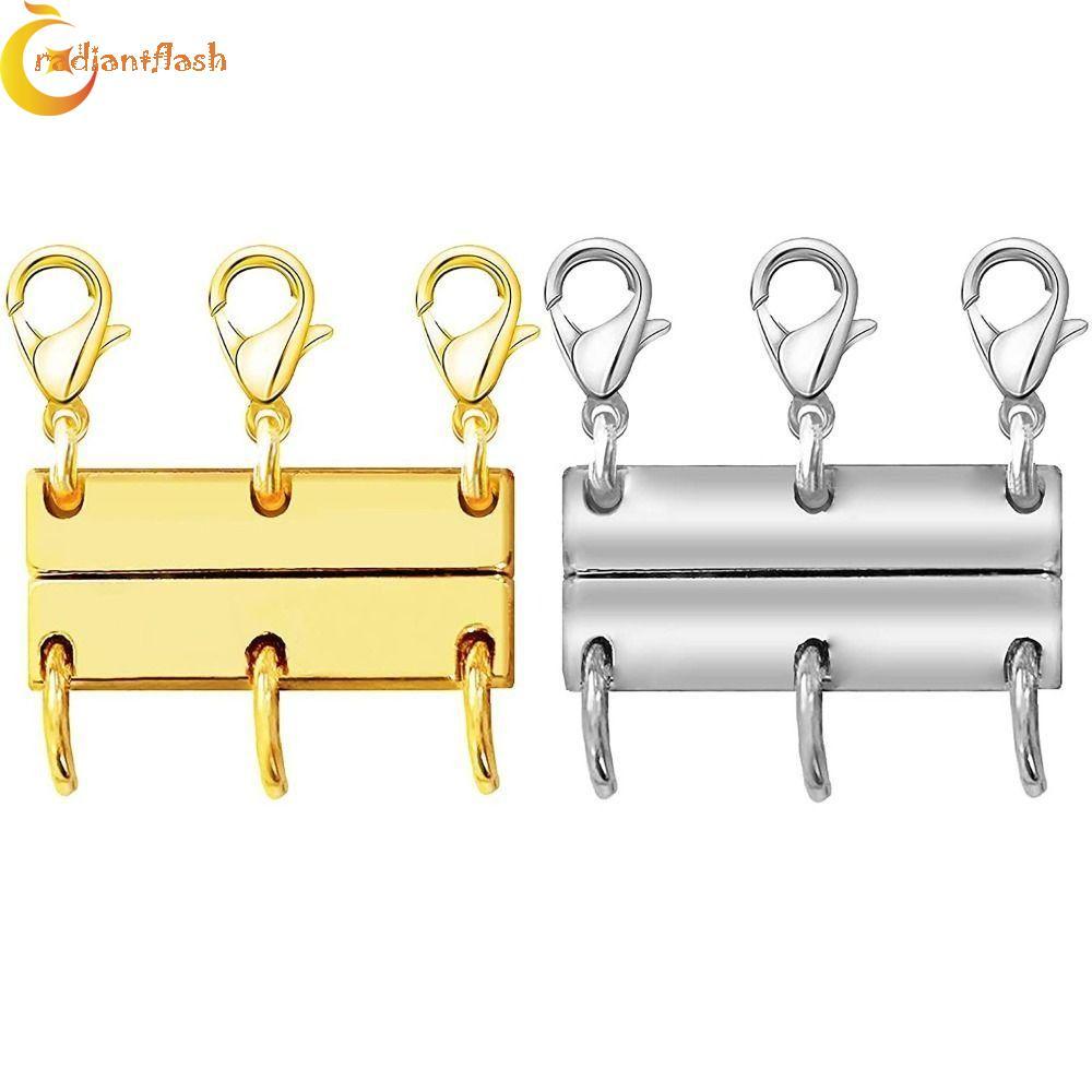 Bộ tách vòng cổ RADIANTFLASH, Vòng cổ nhiều lớp / Vòng cổ lớp bạc, Bộ tách vòng tay DIY Nhiều sợi Đầ