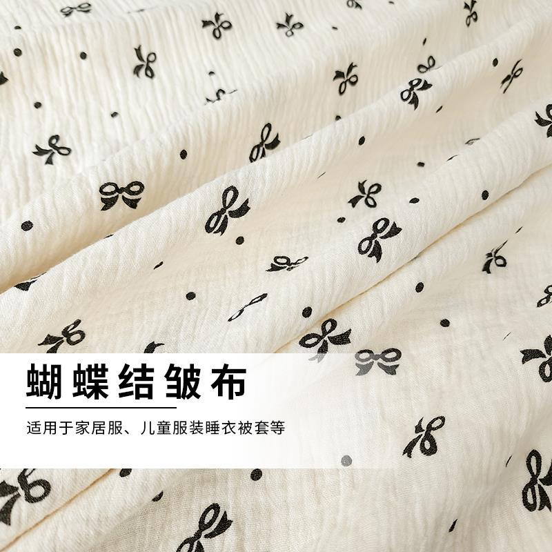 Vải Cotton Nguyên Chất 100 Cotton Crepe Đôi Gạc Crepe Bé Bộ Đồ Ngủ Duvet Cover Duvet Cover Nhà Handm