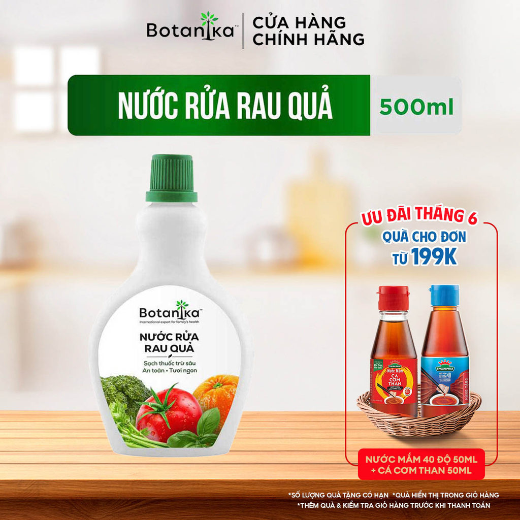 Nước rửa rau quả Botanika 500ml