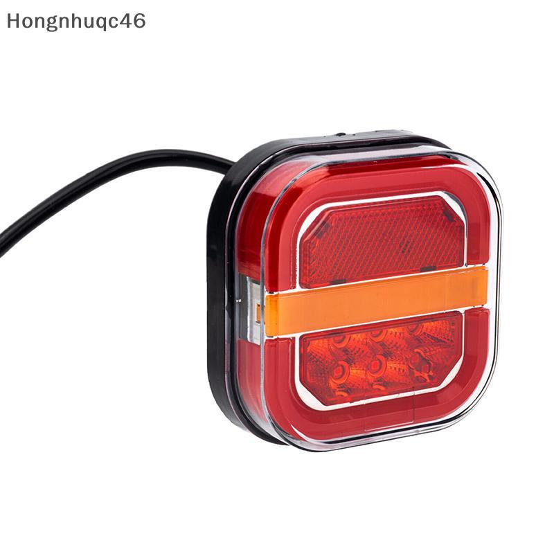 Hhvn 2pcs 4inch Led Đuôi đèn 12V 24V phía sau phanh tín hiệu lần lượt cho Trailer xe buýt Pickup.