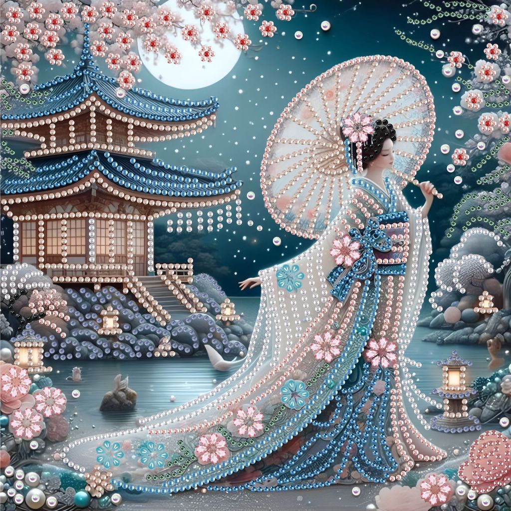 8cc Painting of a hot-selling beauty diy Special-shaped diamond decorative painting, diamond puzzle 