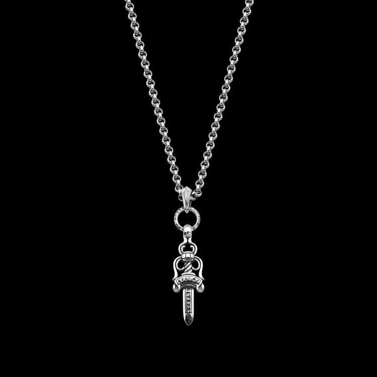 NAQF  Classic Long Sword Necklace Vintage-style necklace