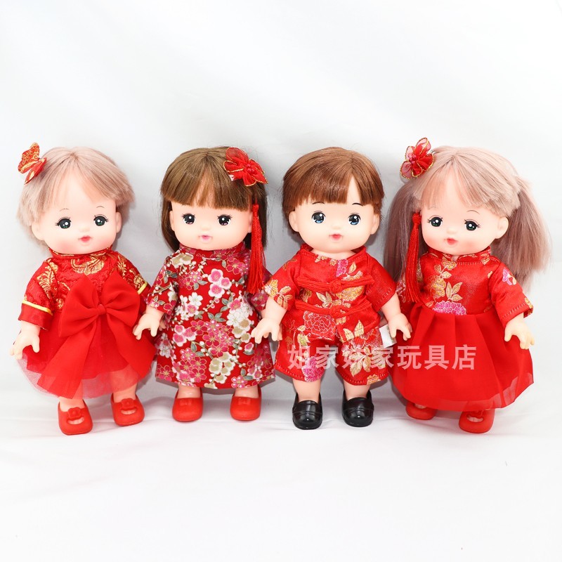 Miễn Phí Vận Chuyển Hơn 58 Yuan Milu Quần Áo Phụ Kiện Nhỏ Merlot Búp Bê Đa Dạng Năm Mới Quần Áo Đầm 