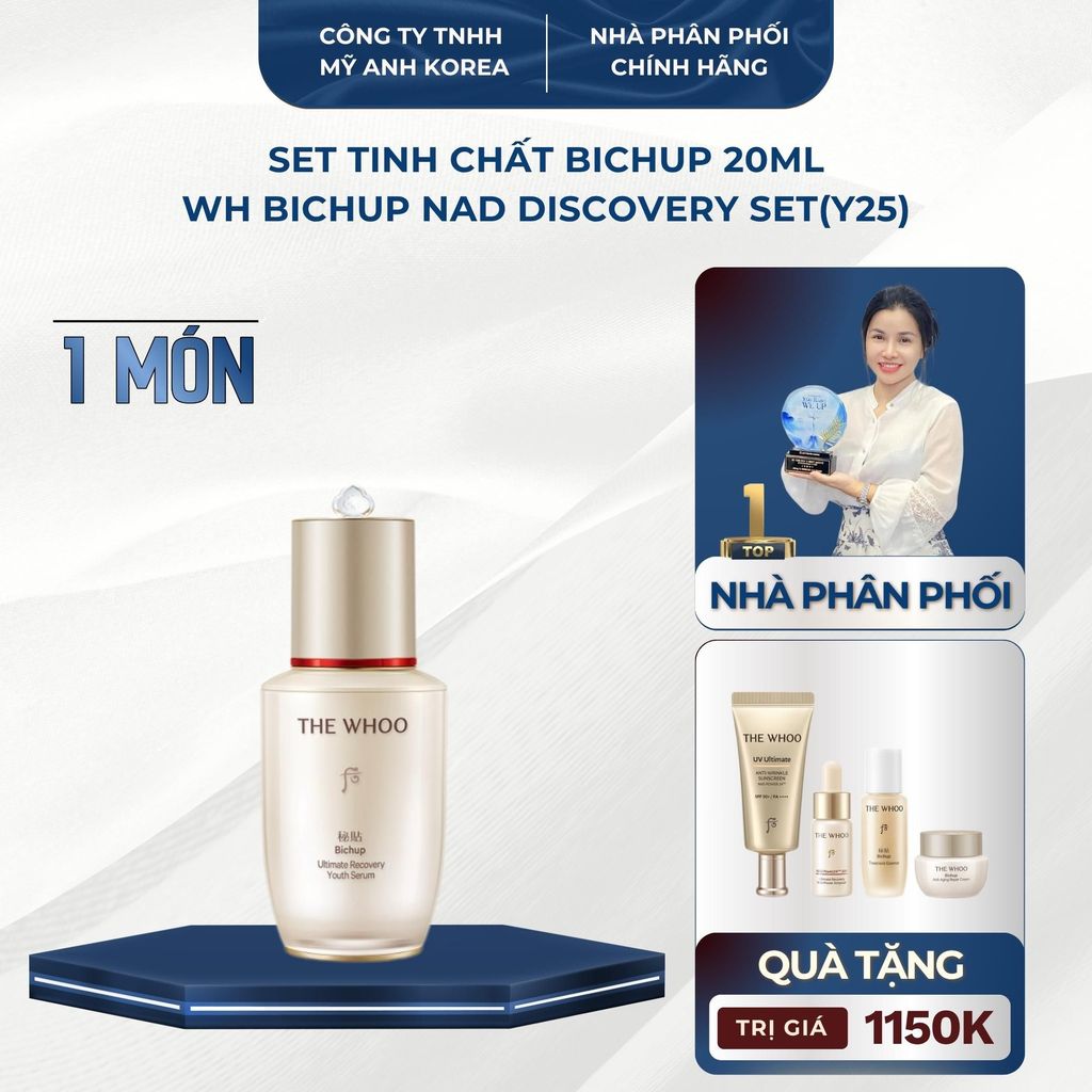 The Whoo Set tinh chất bichup 25ml WH Bichup NAD Discovery Set