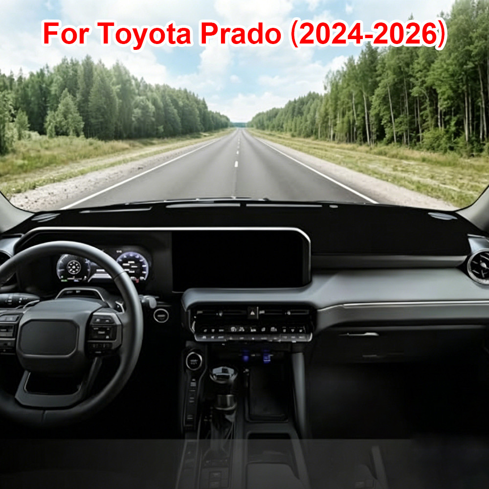Dành Cho Xe Toyota Prado LC250 2024-2026 LC 250 Xe Dashmat Bảng Điều Khiển Bao Miếng Lót DashMat Tấm